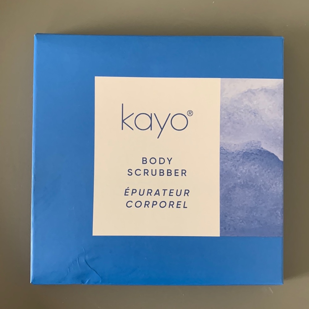 Kayo Body Scrubber in Blue - Picture 3 of 4